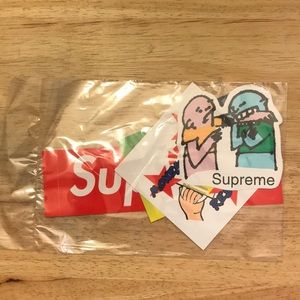Supreme bite me sticker pack